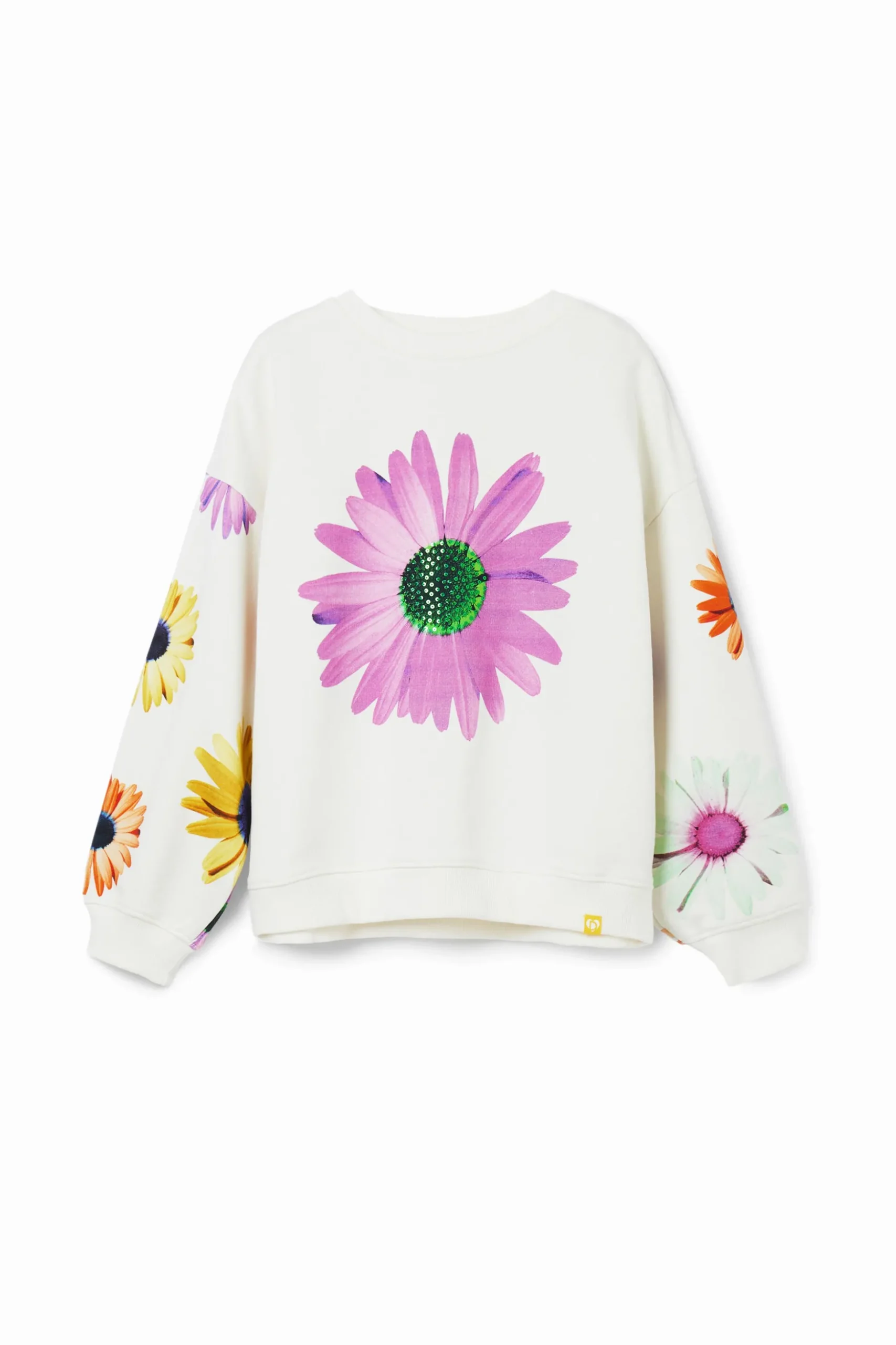 Oversize daisy sweatshirt