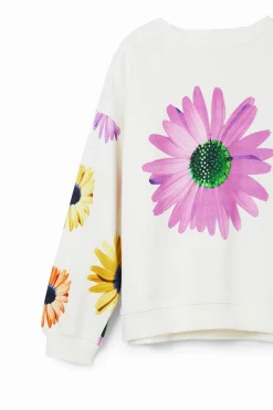 Oversize daisy sweatshirt