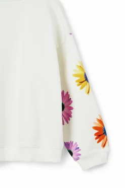 Oversize daisy sweatshirt