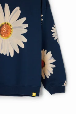 Oversize daisy sweatshirt