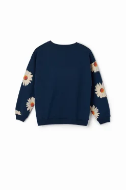 Oversize daisy sweatshirt
