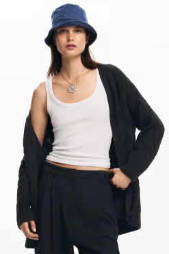 Oversized knit cardigan