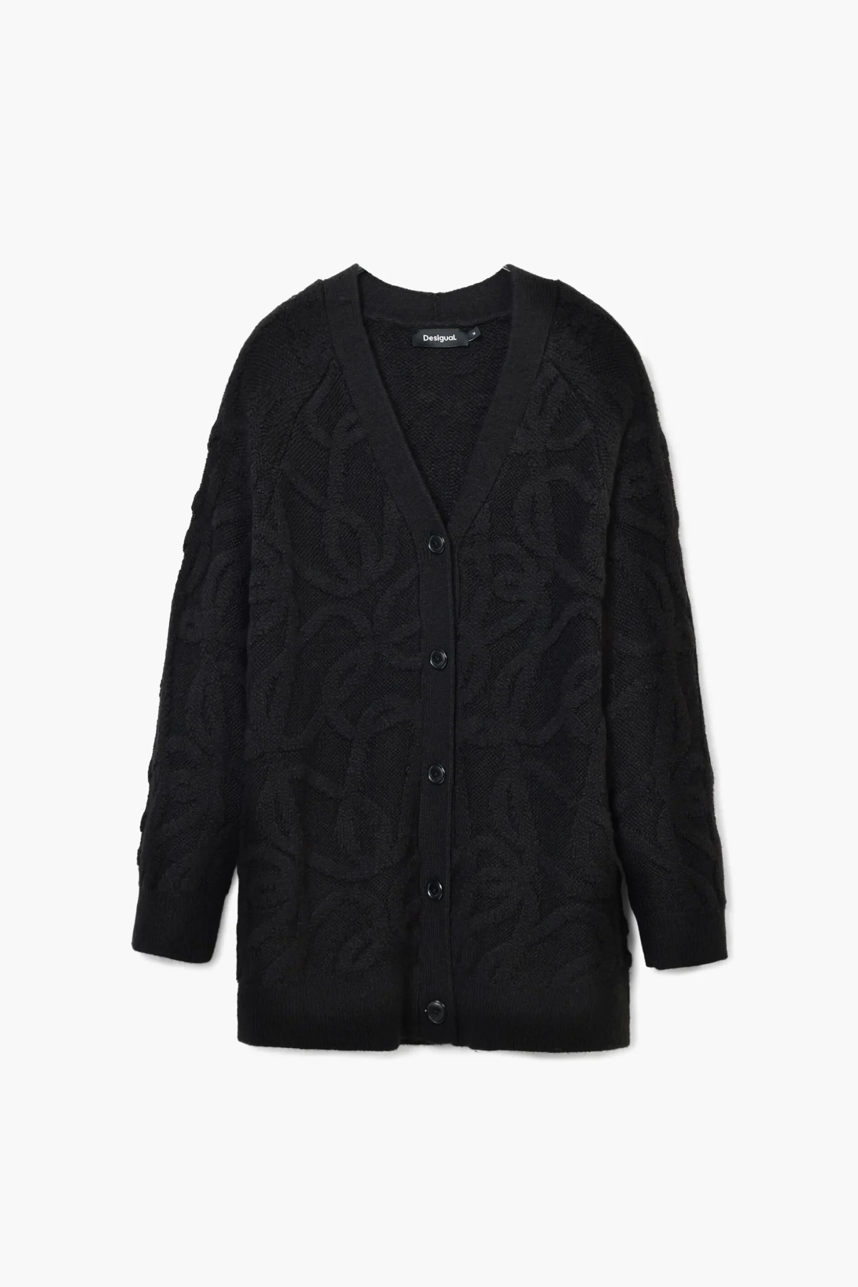 Oversized knit cardigan