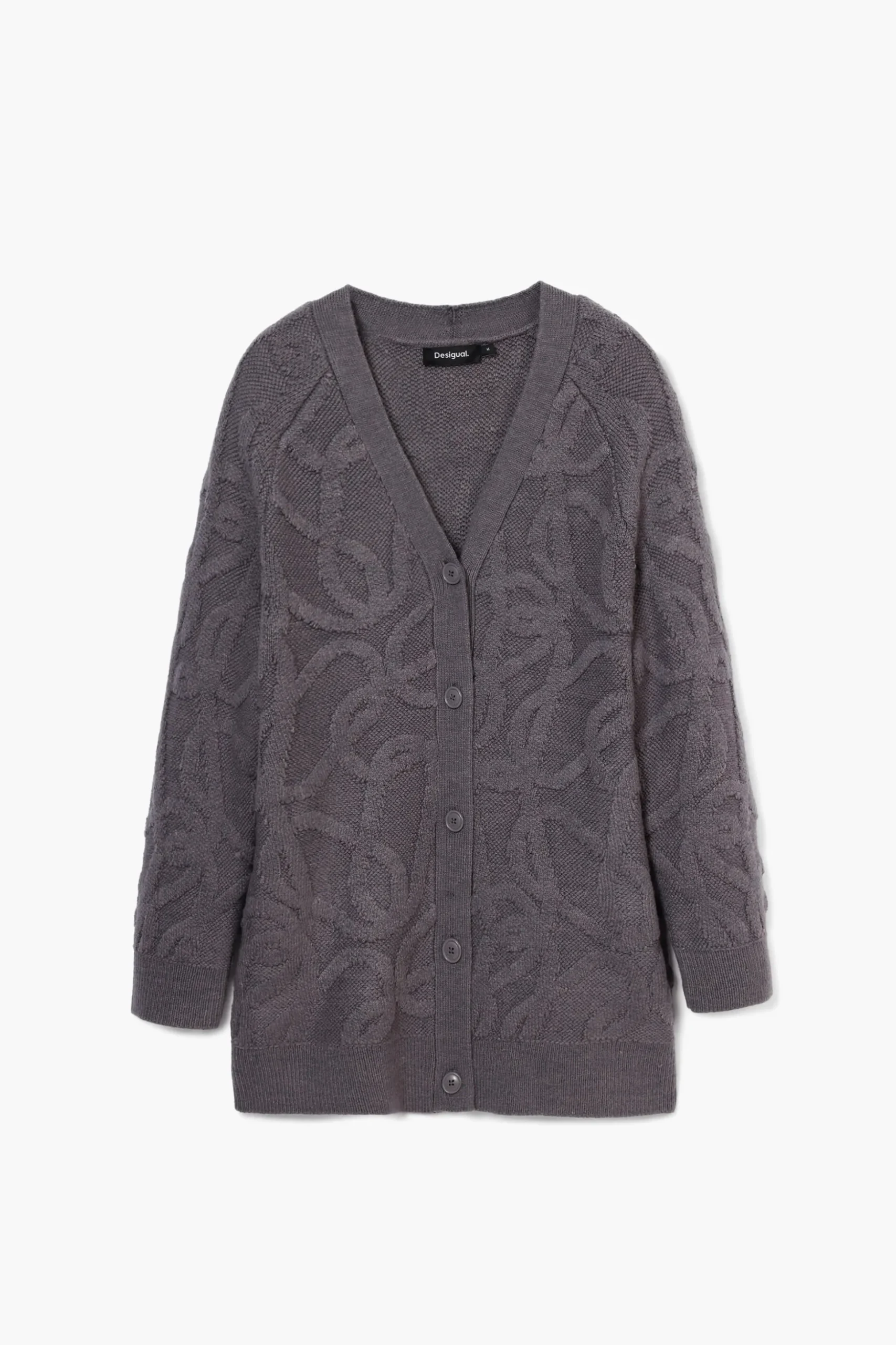 Oversized knit cardigan
