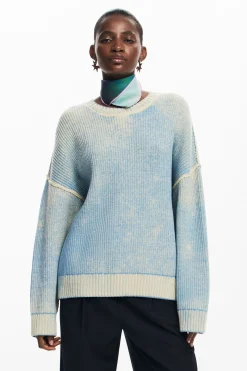 Oversized tie-dye sweater