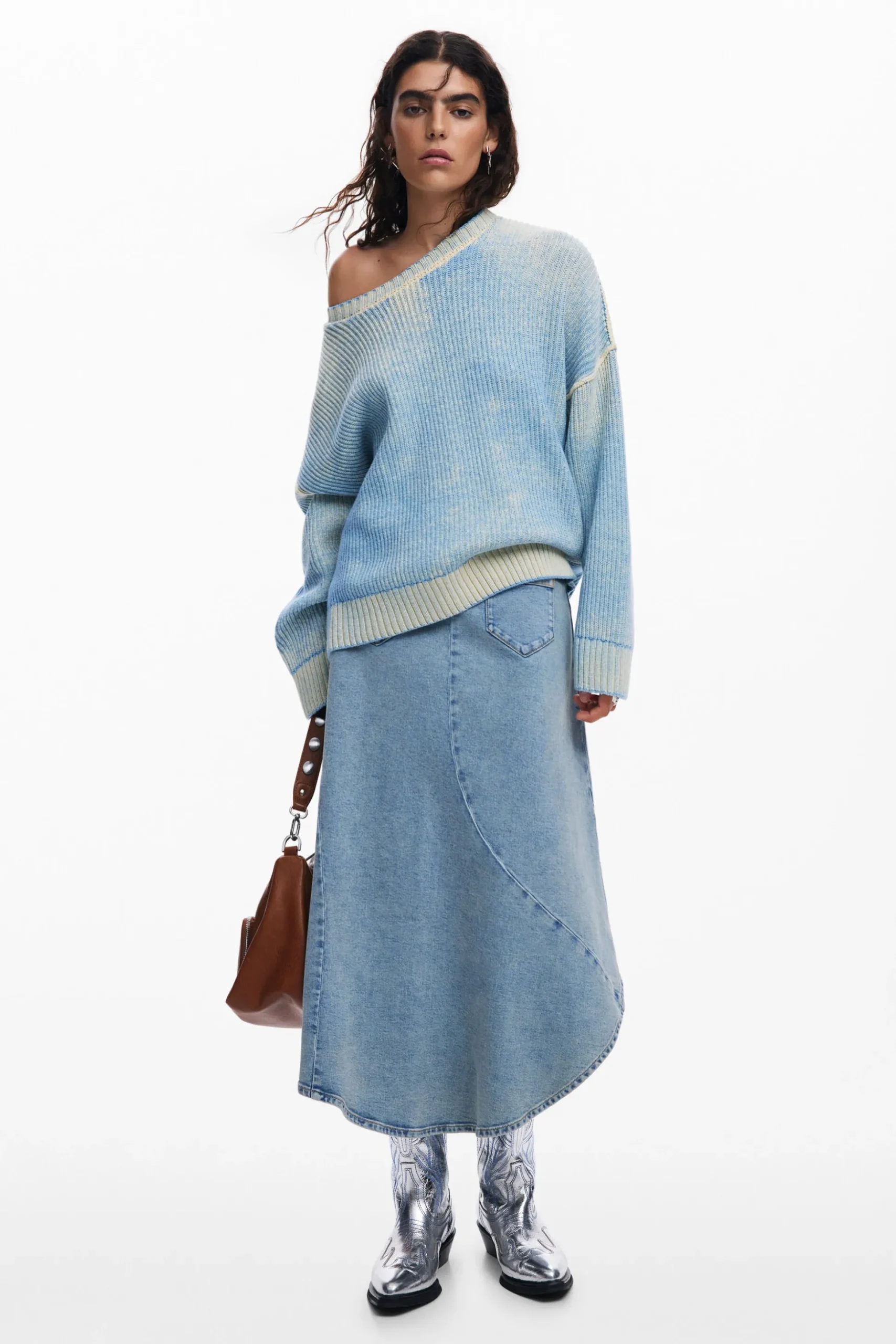 Oversized tie-dye sweater