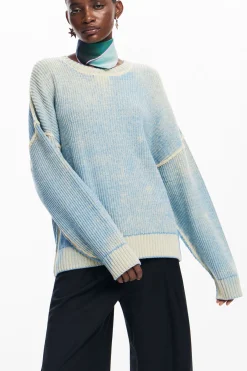 Oversized tie-dye sweater