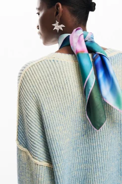 Oversized tie-dye sweater