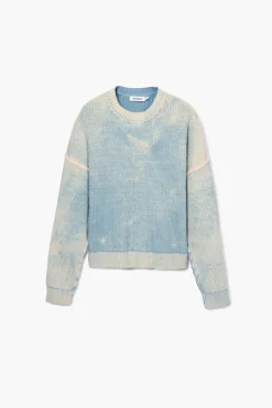 Oversized tie-dye sweater