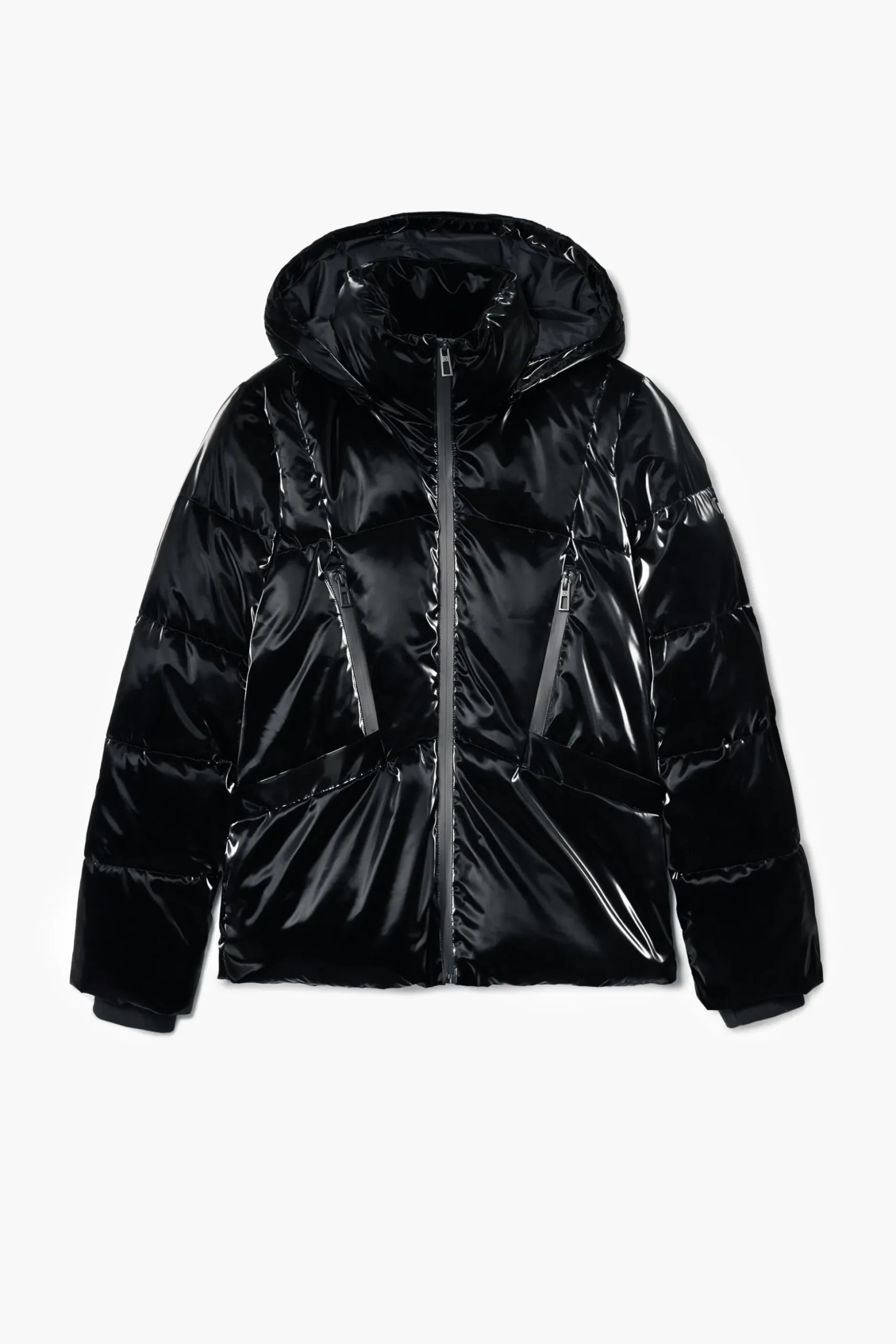 Padded coat with hood