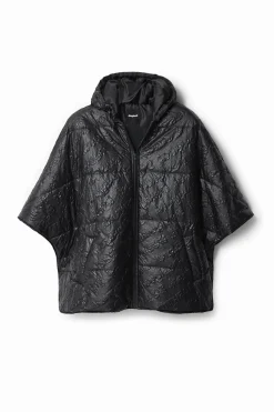 Padded logo poncho