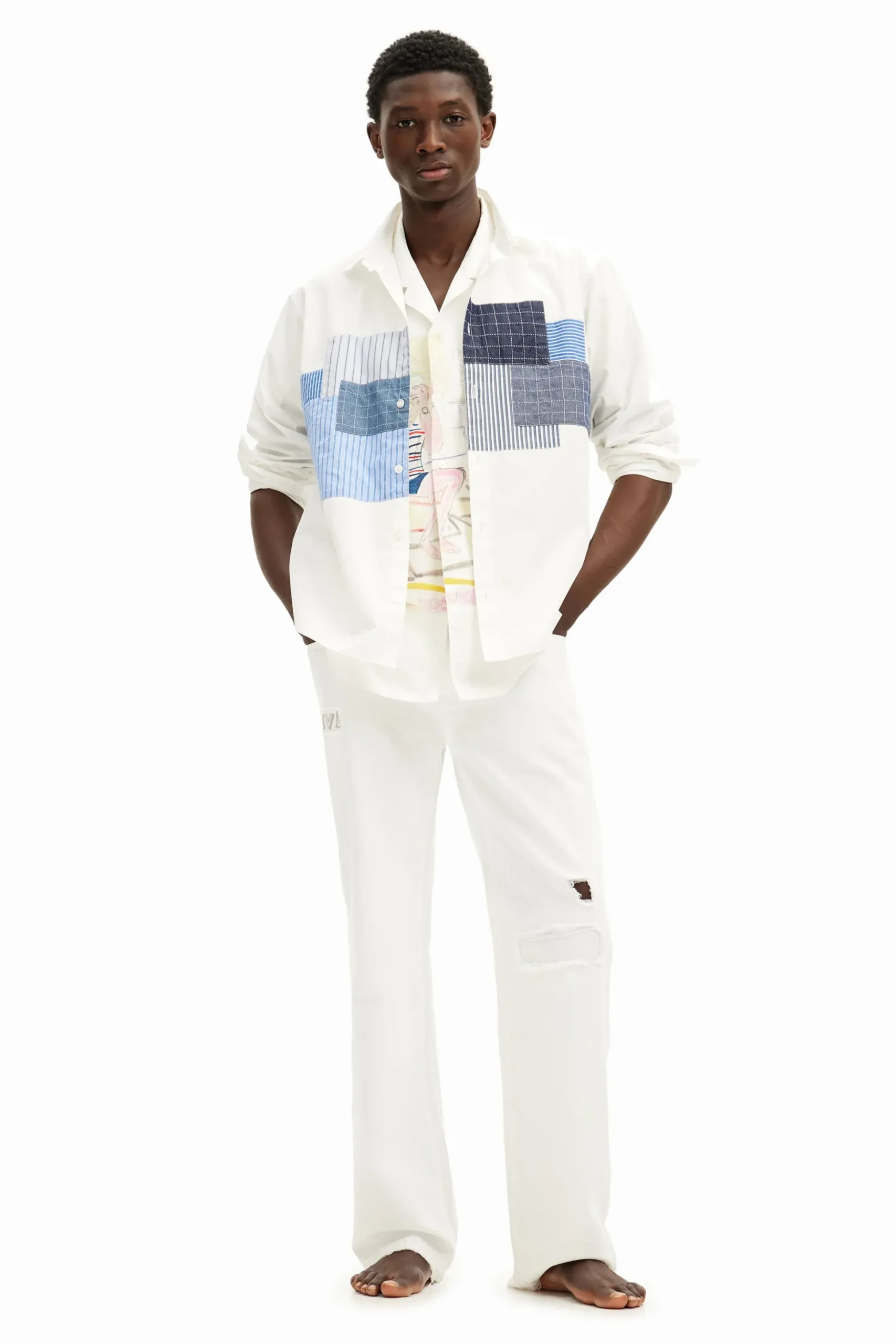 Patch shirt