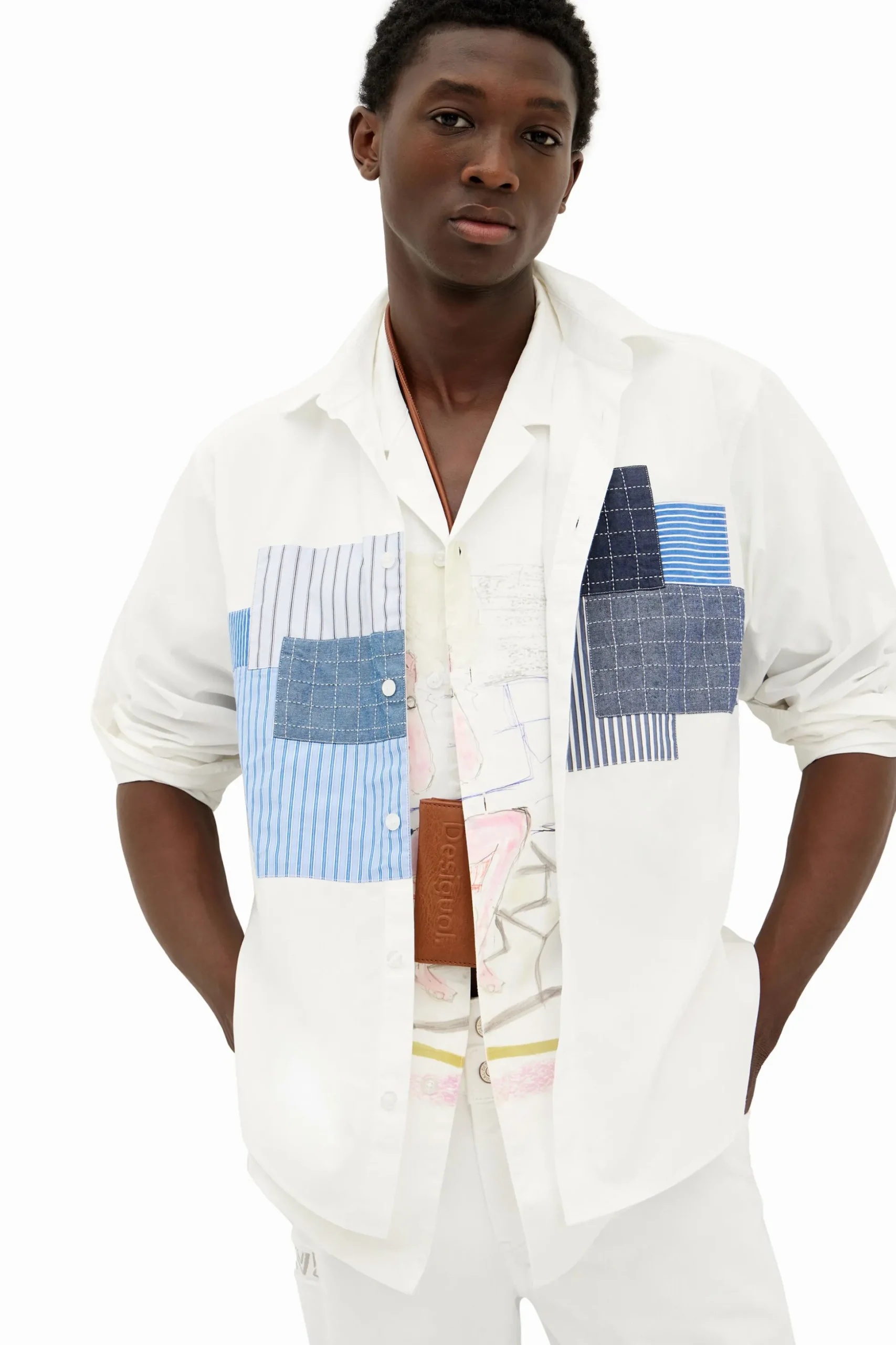 Patch shirt