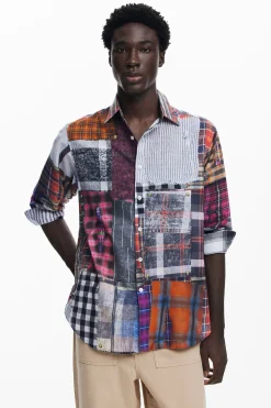 Patched shirt
