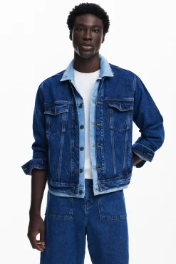 Patchwork denim jacket