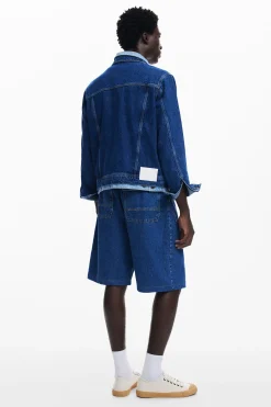 Patchwork denim jacket