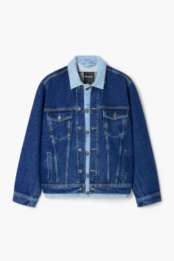 Patchwork denim jacket