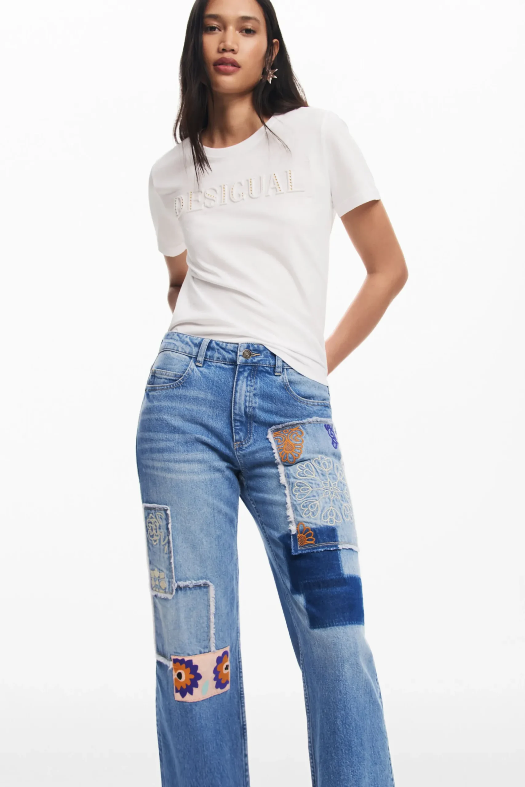 Patchwork jeans