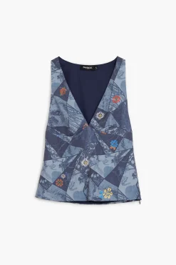 Patchwork tank top
