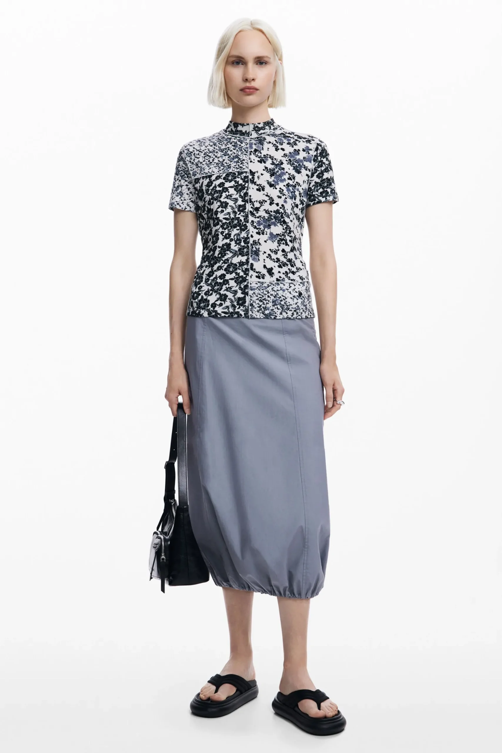 Patchy floral T-shirt