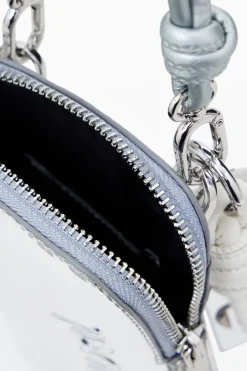 Phone holder-wallet with leather effect