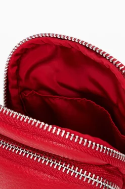 Phone holder-wallet with leather effect