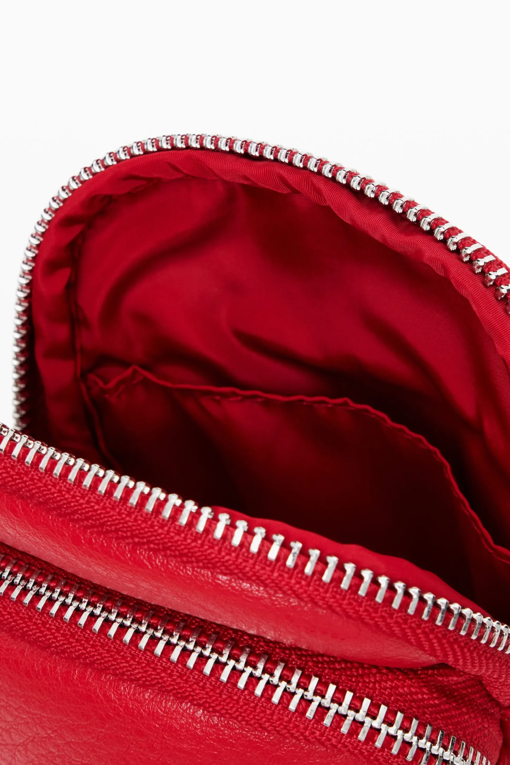 Phone holder-wallet with leather effect