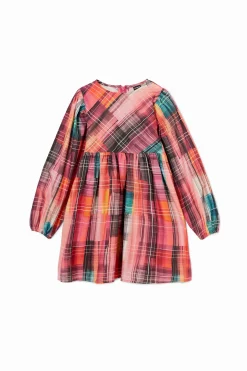 Plaid shirt dress