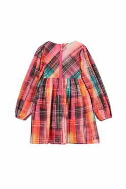 Plaid shirt dress