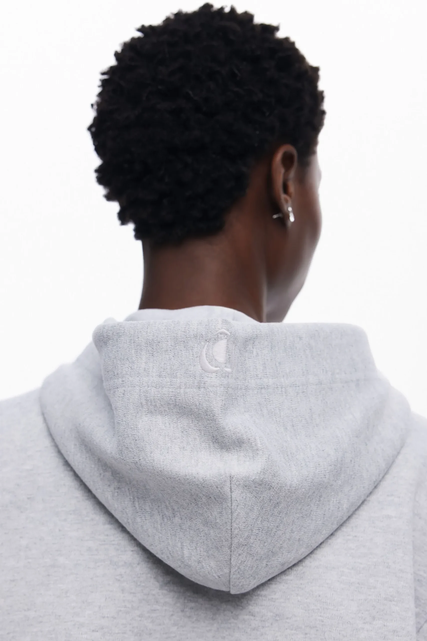 Plain poncho sweatshirt