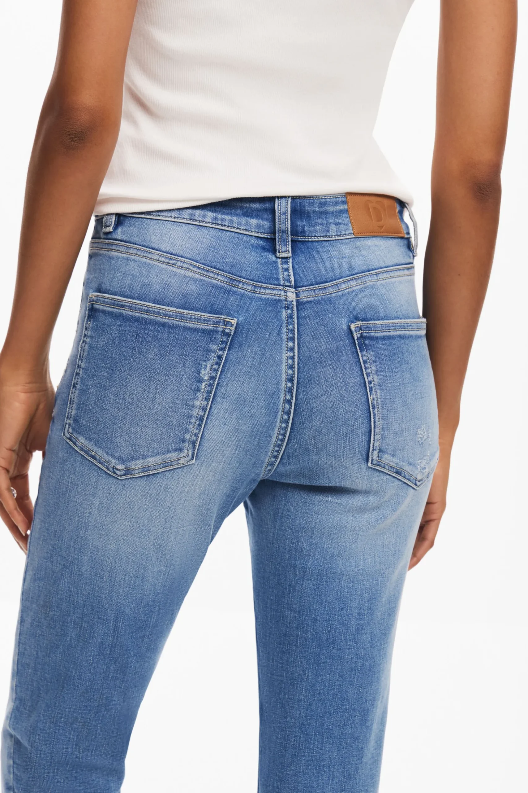 Plain skinny jeans