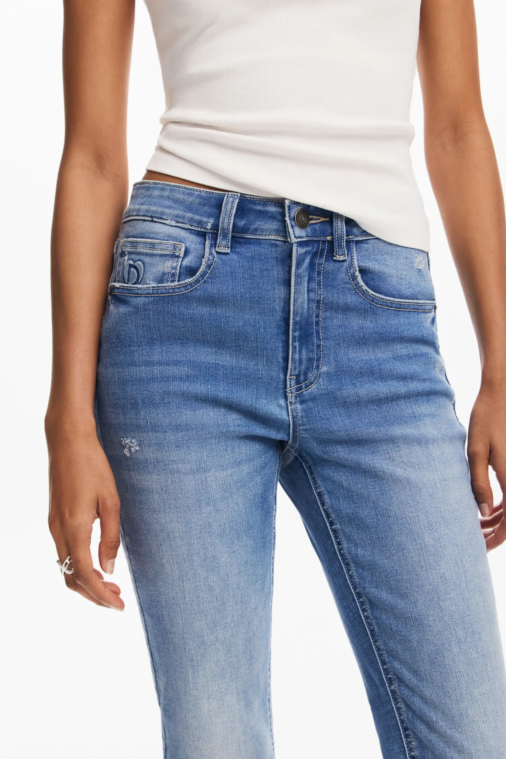 Plain skinny jeans