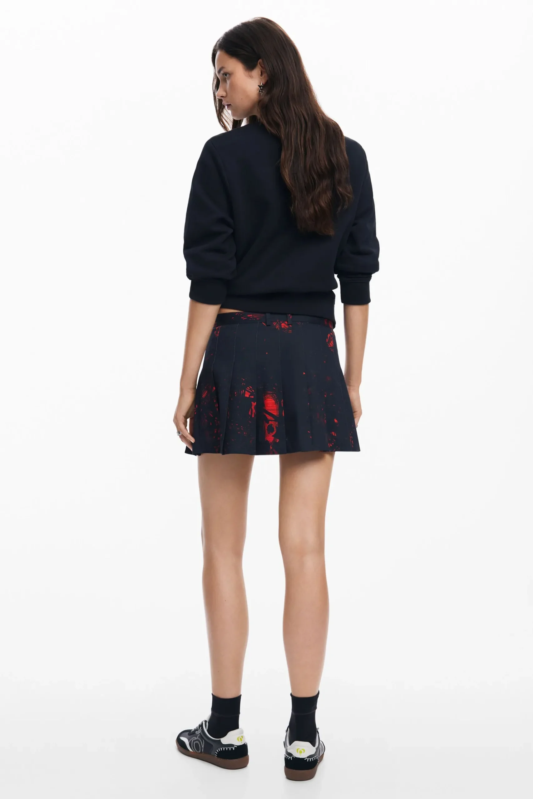 Pleated miniskirt by M. Christian Lacroi