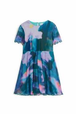 Pleated skirt dress