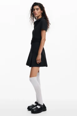 Pleated skirt dress
