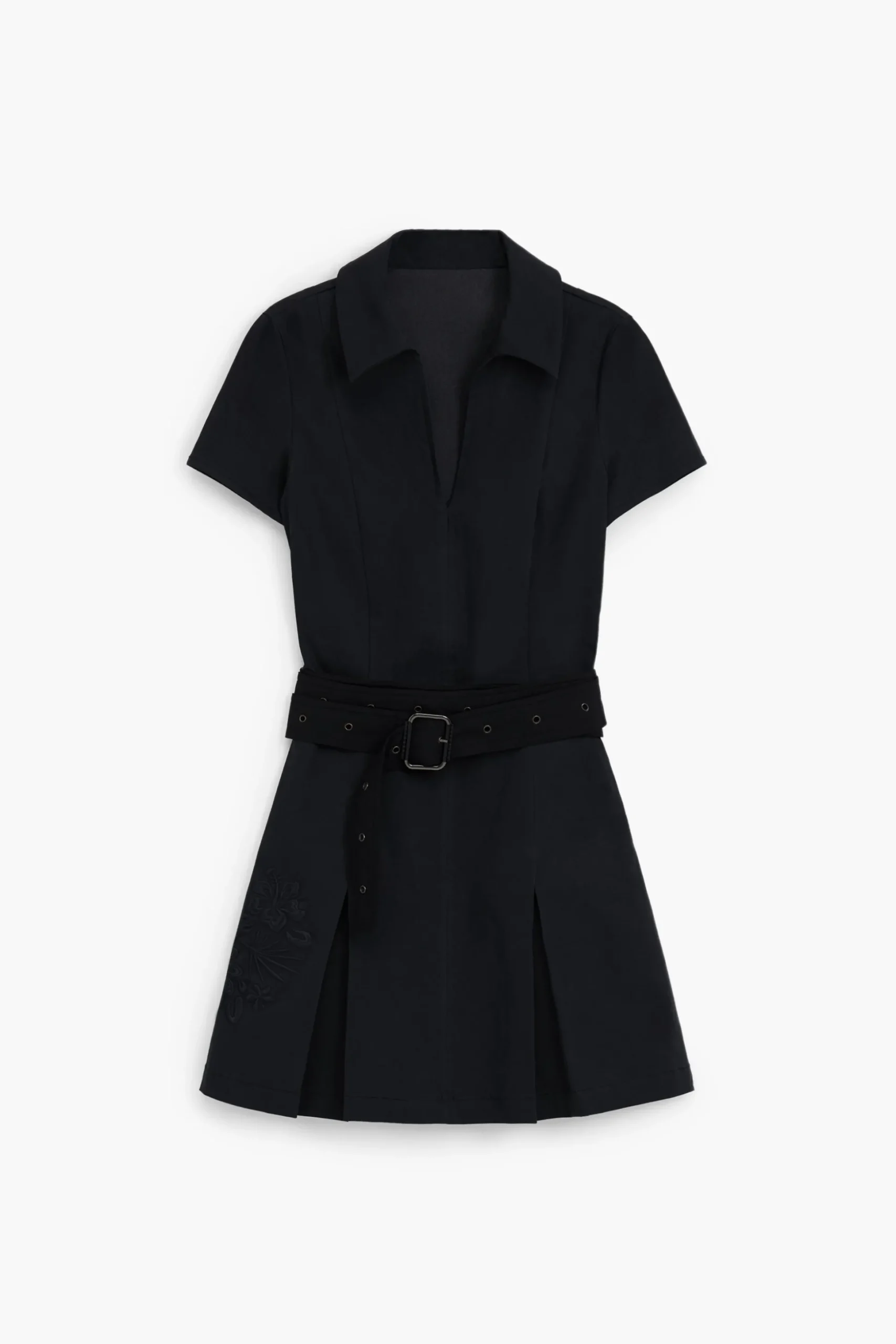 Pleated skirt dress