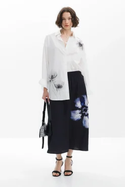 Poppy print shirt