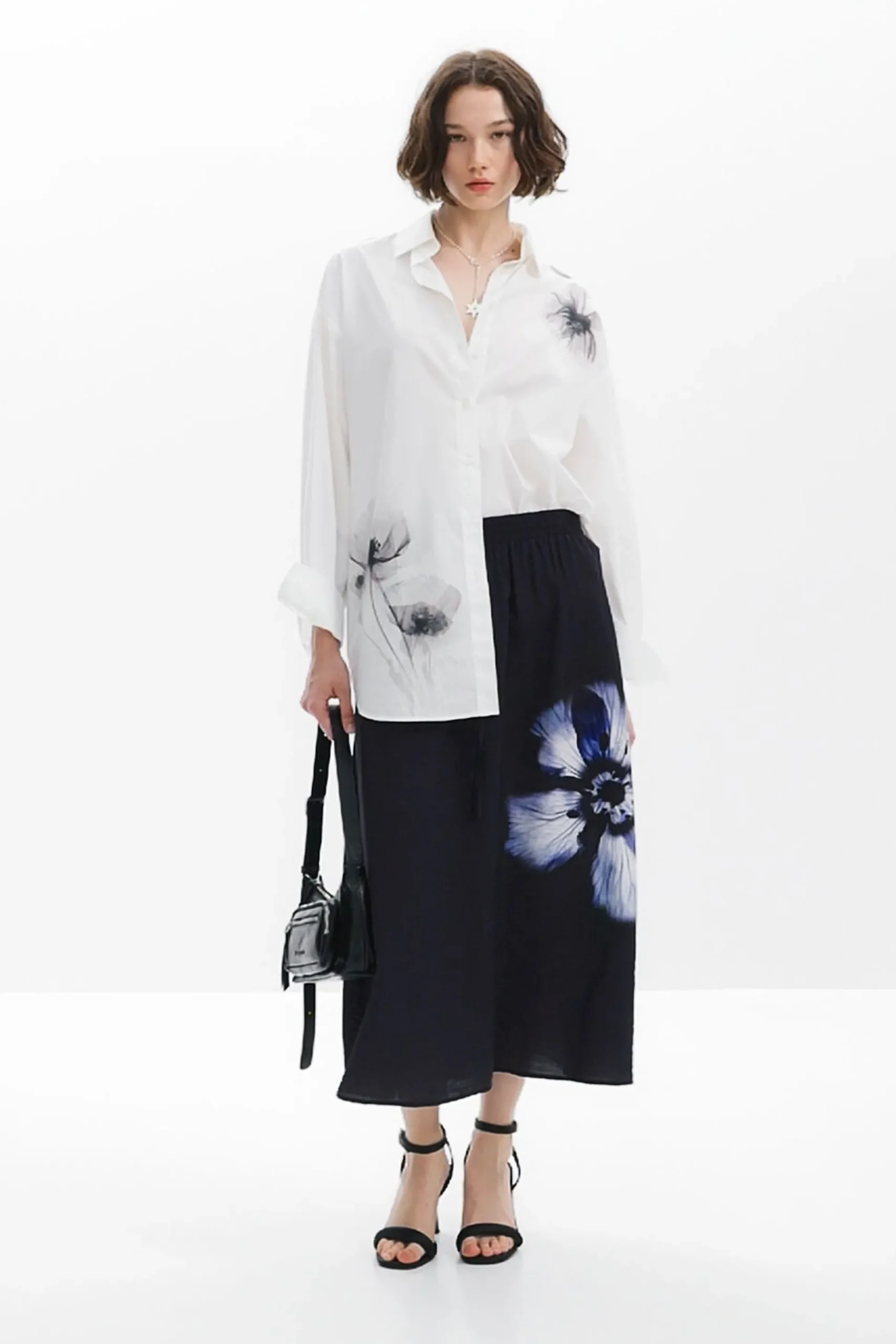 Poppy print shirt