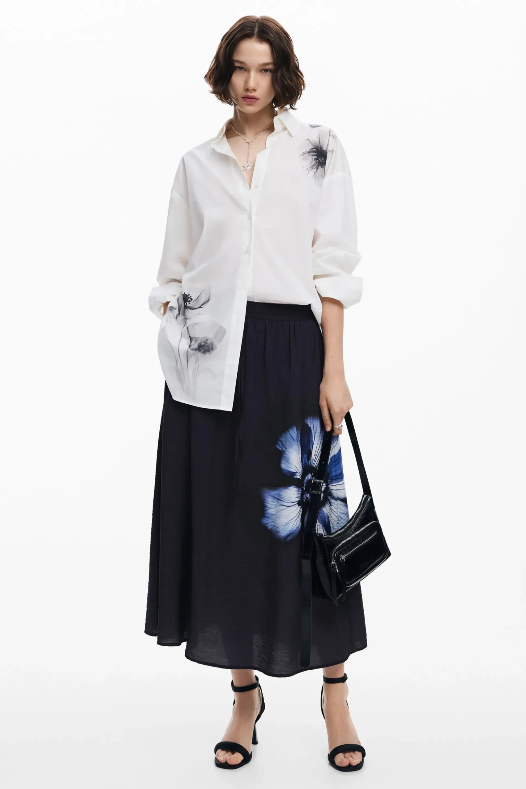Poppy print shirt