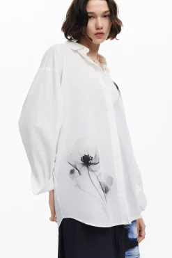Poppy print shirt