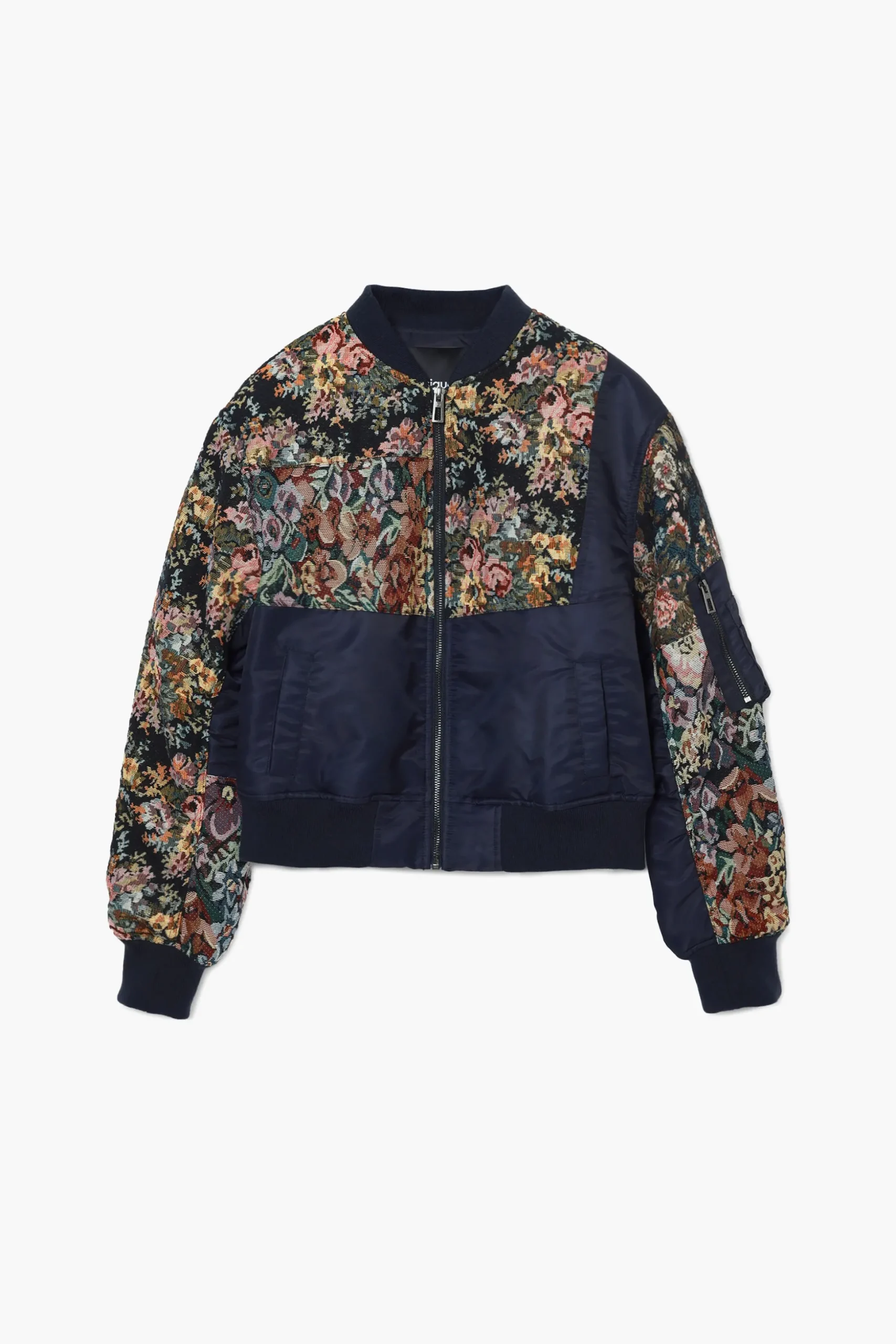 Printed bomber jacket