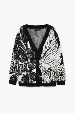 Printed cardigan