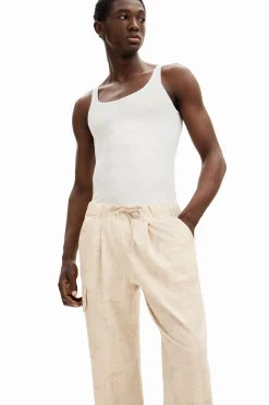 Printed cargo pants