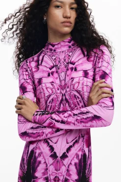 Printed midi dress
