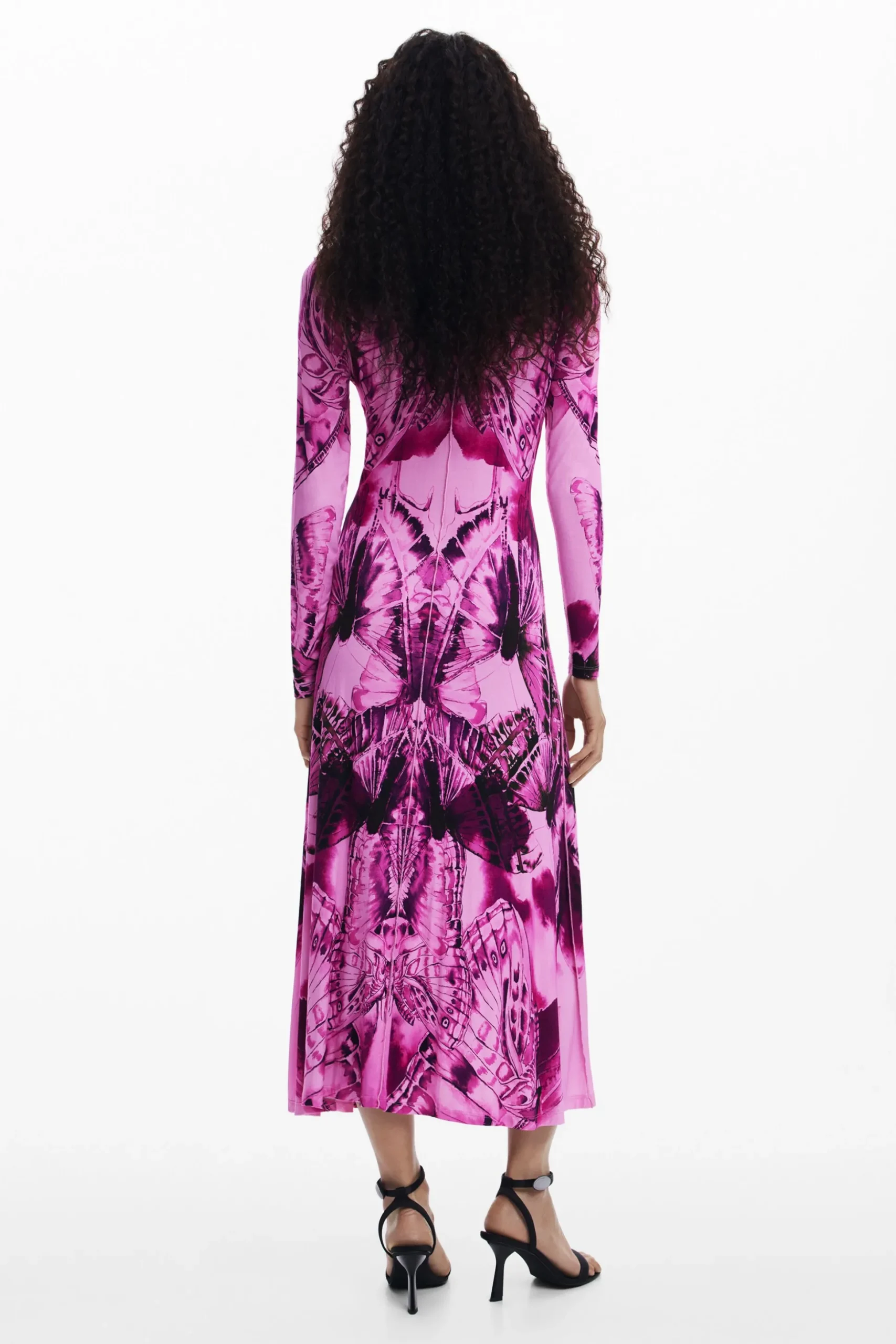 Printed midi dress