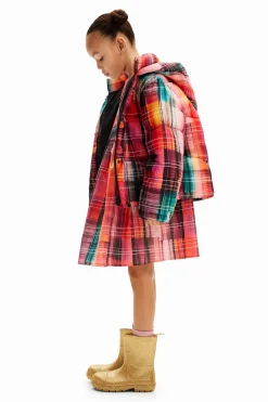 Printed padded coat
