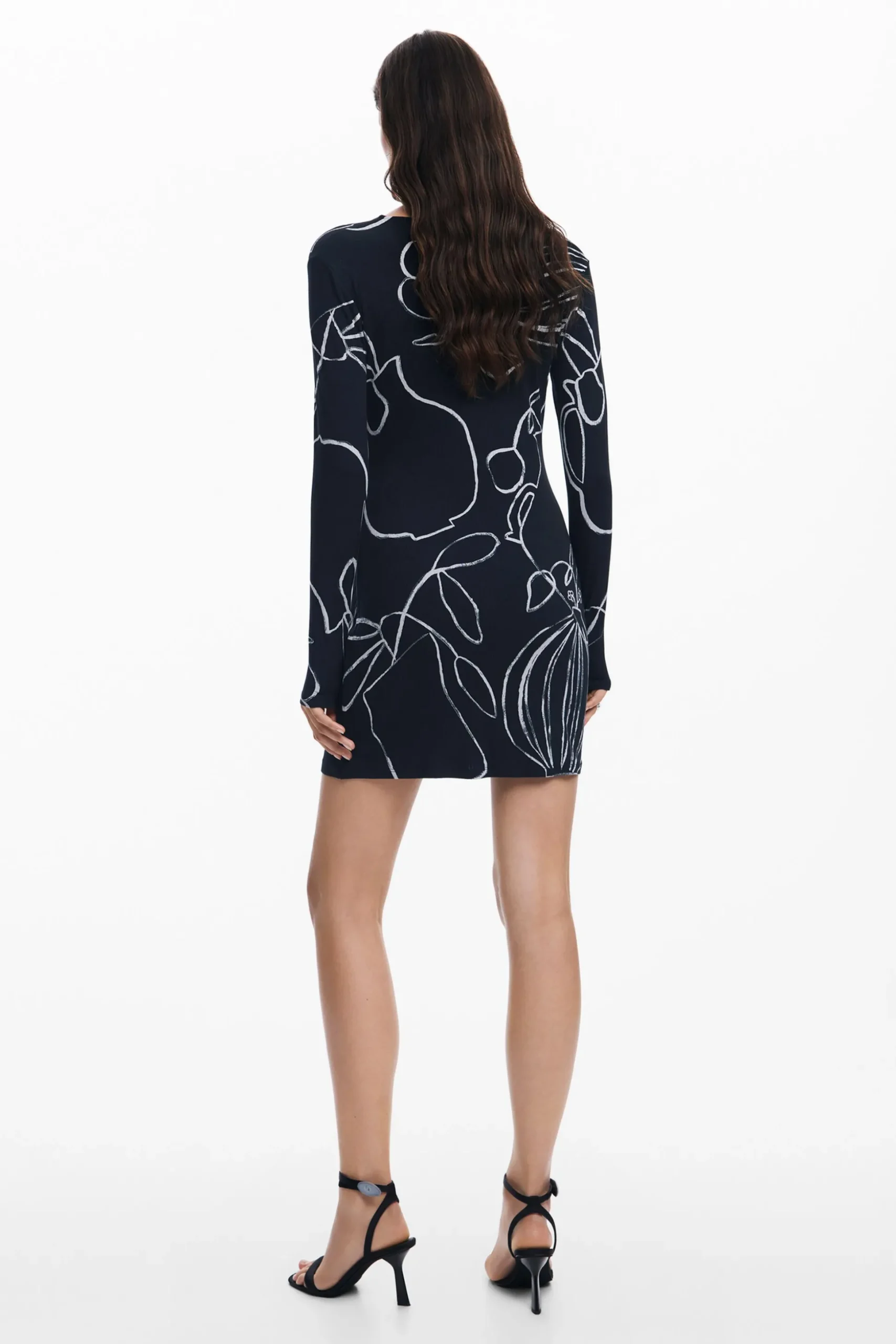 Printed short dress