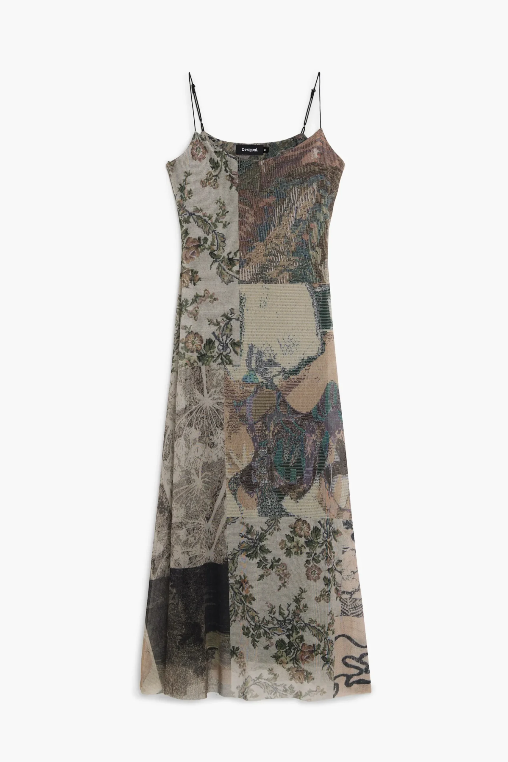 Printed tulle dress