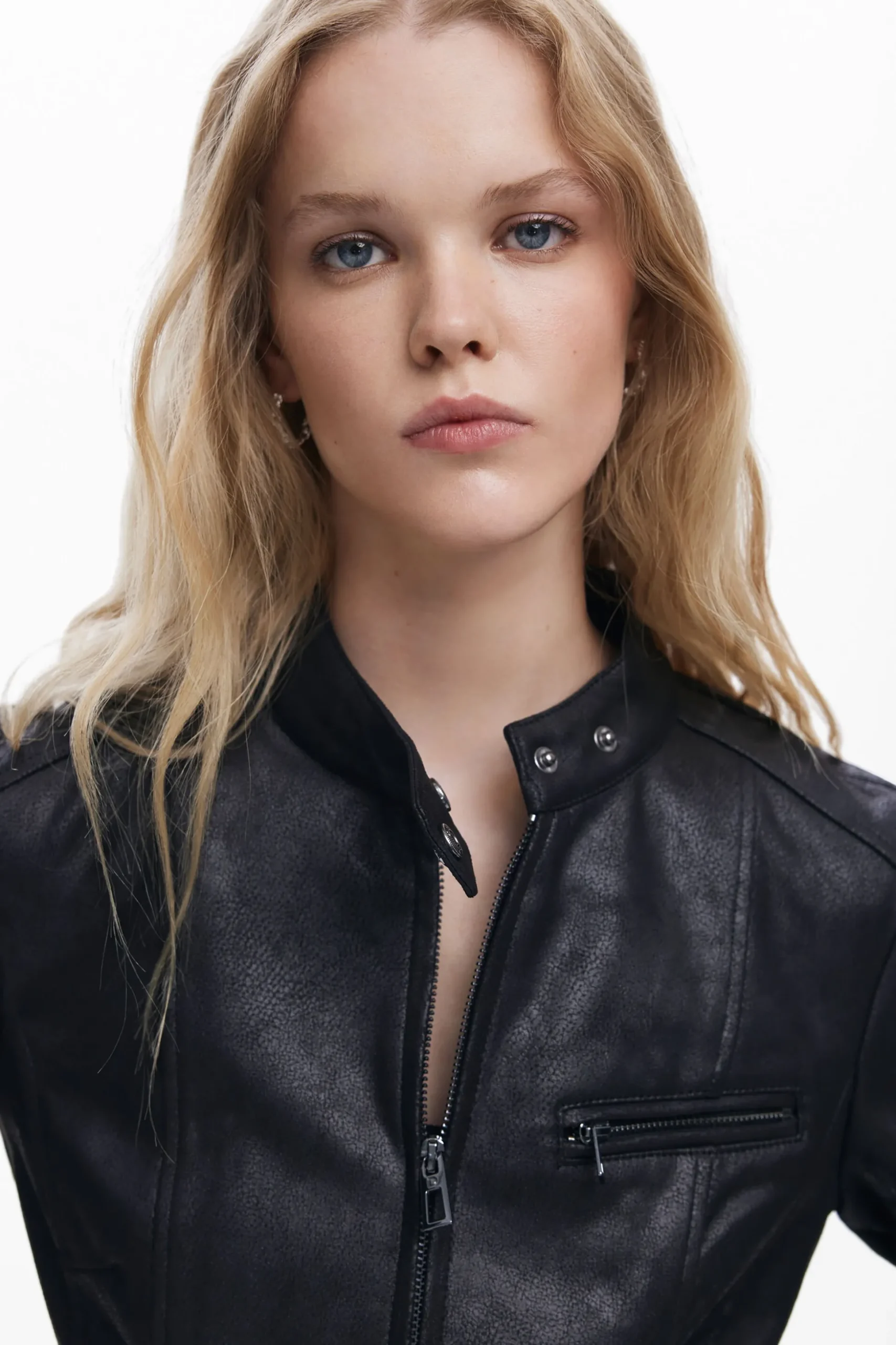 Regular biker jacket
