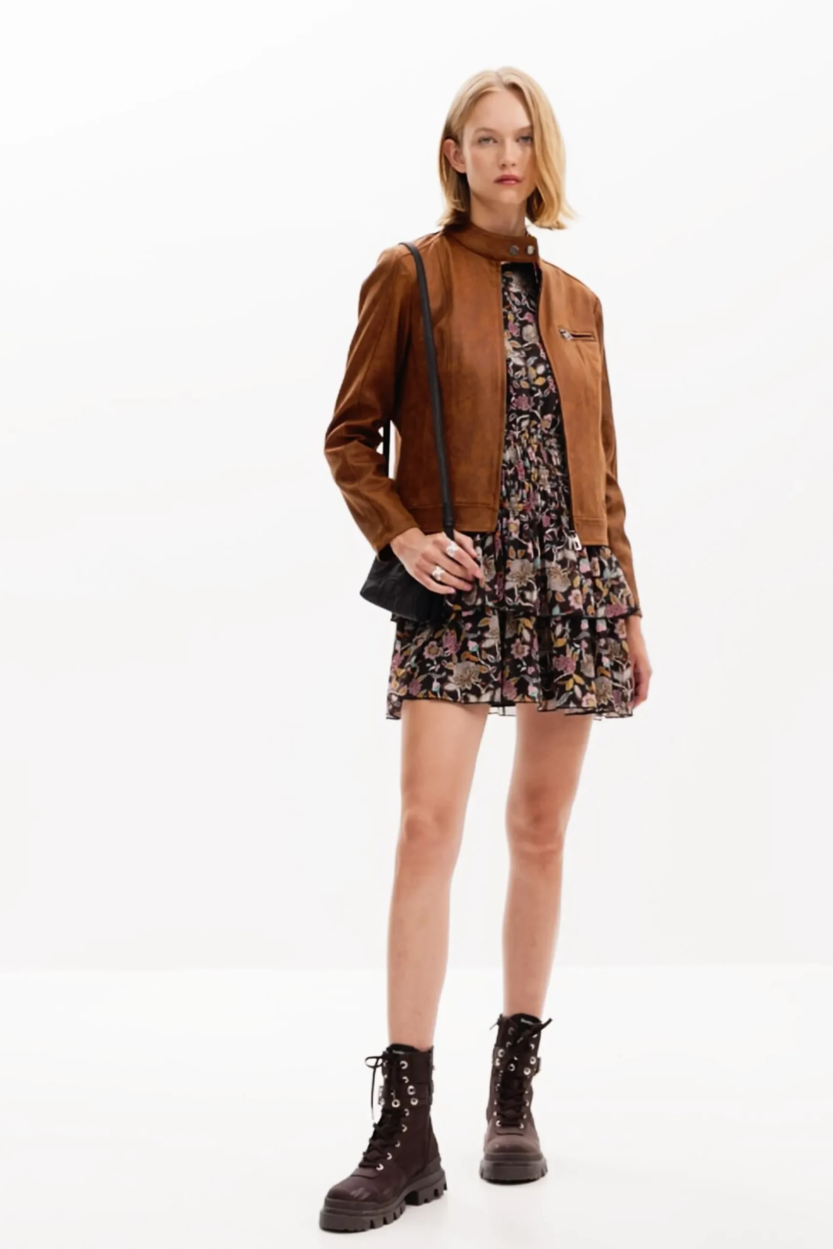 Regular biker jacket